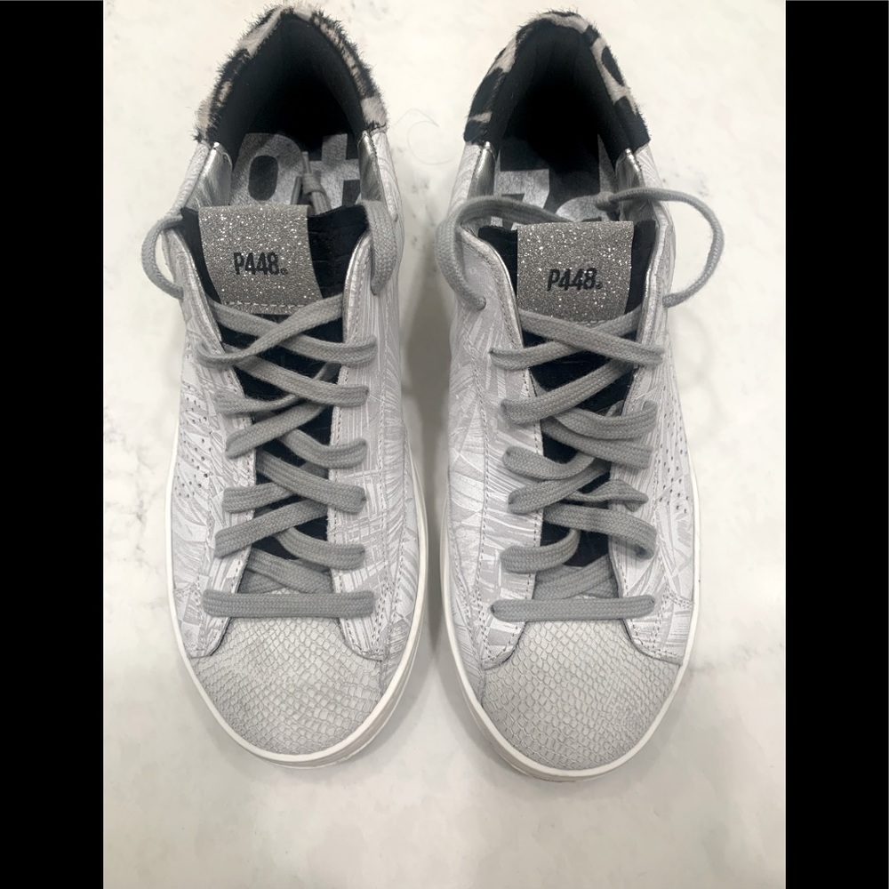 P448 John Leopard Sneaker Size 39